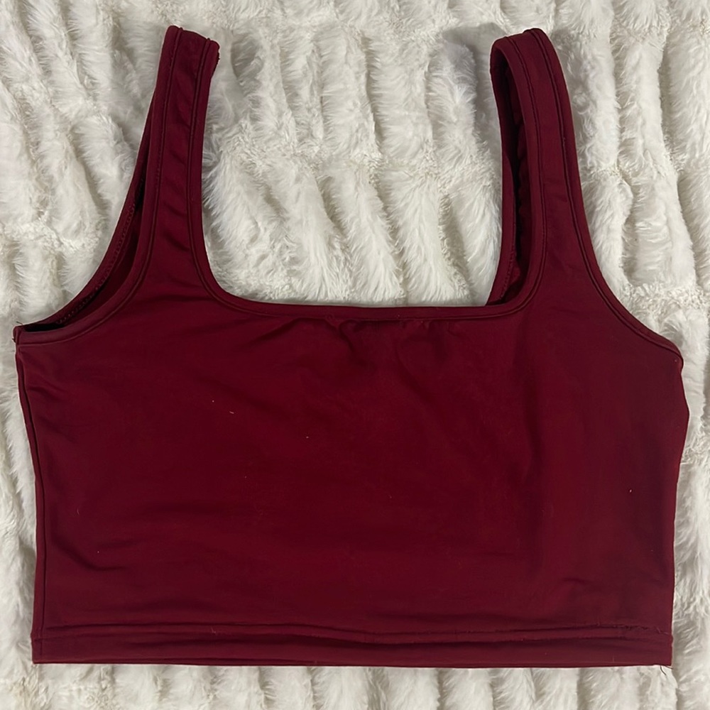 WOMEN’S CROP TOP RED MEDIUM